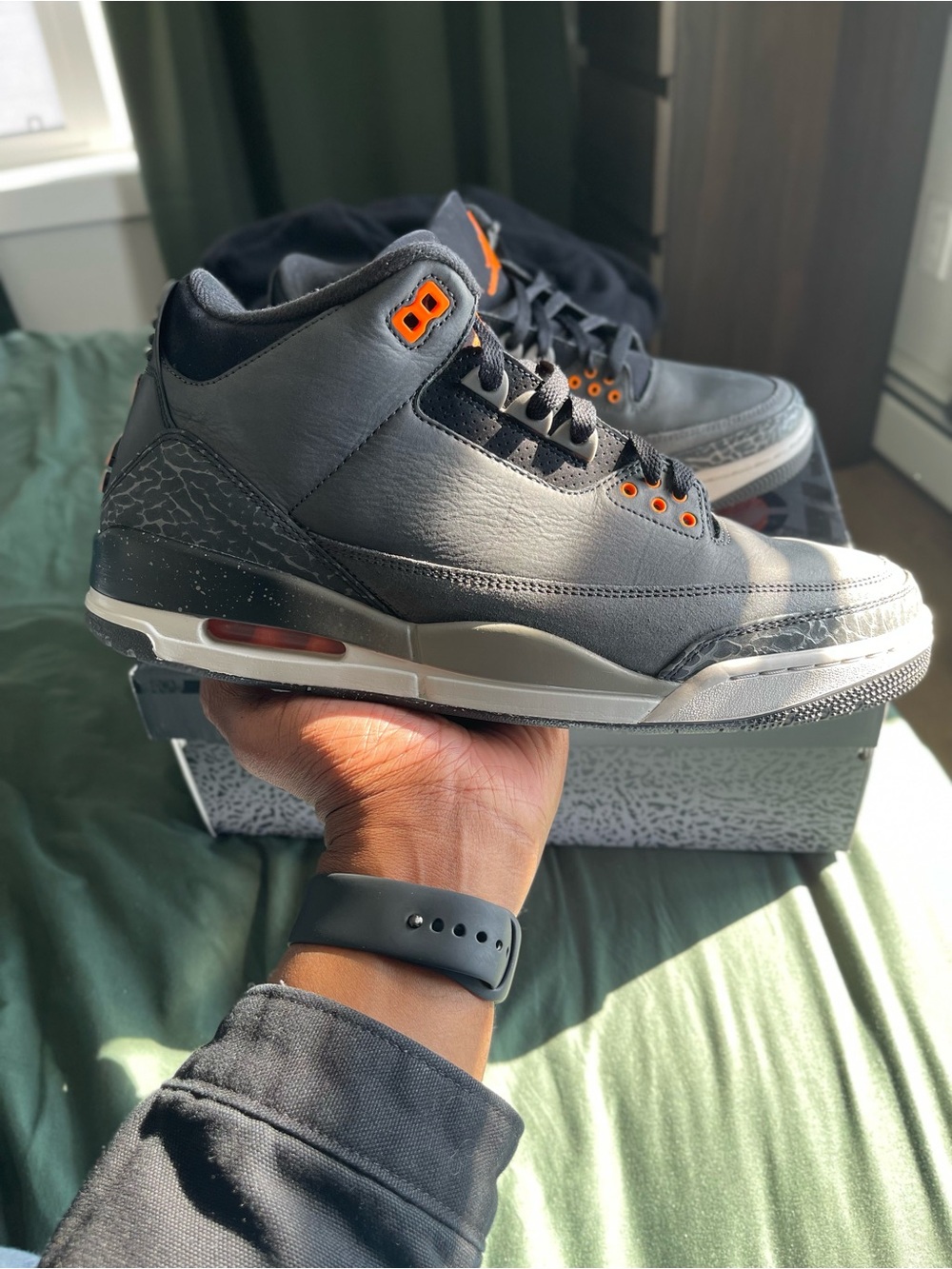 Jordan 3 Retro  “fear” Sneakers (2023 release)